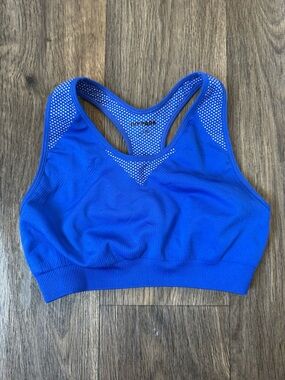 IVY PARK Royal Blue Seamless Racerback Sports Bra